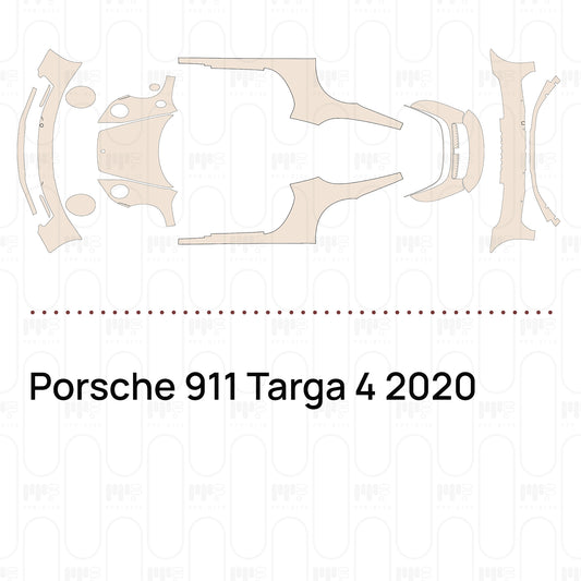 Pre-Cut PPF Porsche 911 Targa 4 2020