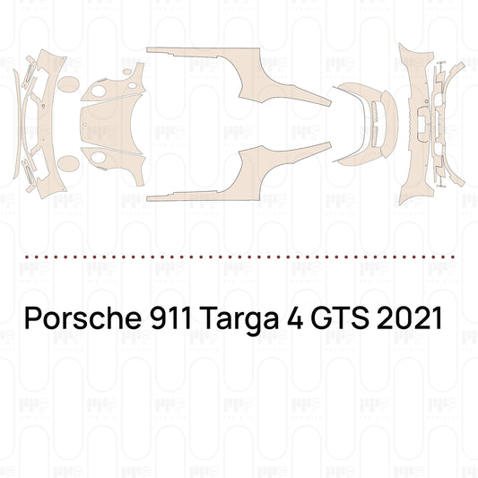 Pre-Cut PPF Porsche 911 Targa 4 GTS 2021