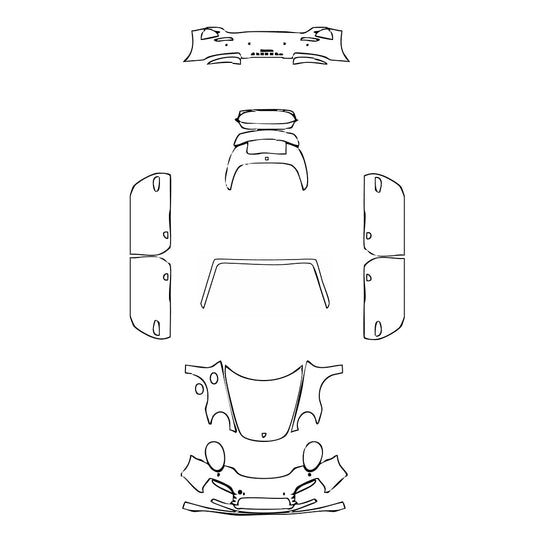 Pre-Cut PPF Porsche 911 Turbo Cabriolet 2015 - PPF-Kits
