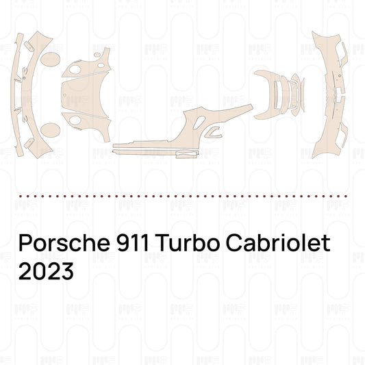 Pre-Cut PPF Porsche 911 Turbo Cabriolet 2023