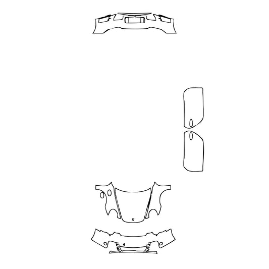 Pre-Cut PPF Porsche 911 Turbo S Coupe 2011 - PPF-Kits