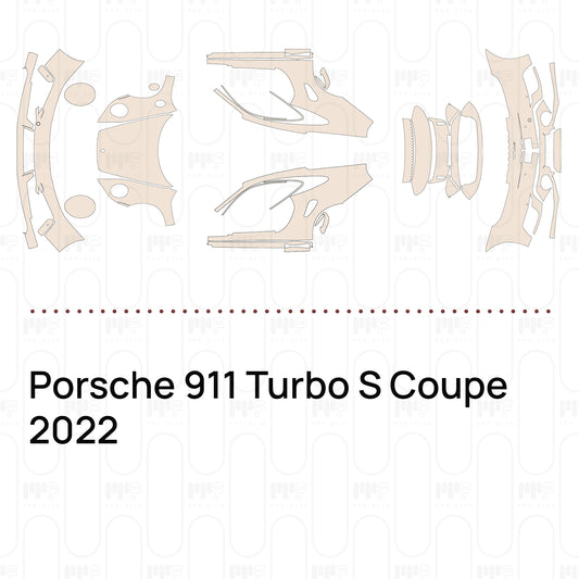 Pre-Cut PPF Porsche 911 Turbo S Coupe 2022
