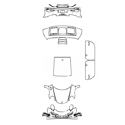 Pre-Cut PPF Porsche 911 Turbo S Exclusive Series Coupe 2018 - PPF-Kits