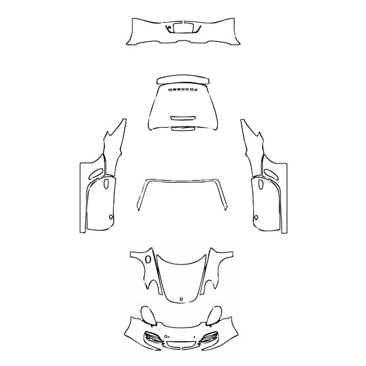 Pre-Cut PPF Porsche Boxter Boxter S 2014 - PPF-Kits