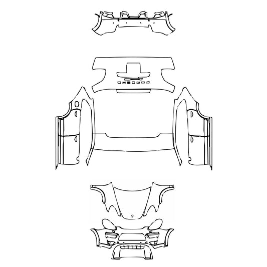 Pre-Cut PPF Porsche Cayenne Cayenne GTS 2013 - PPF-Kits