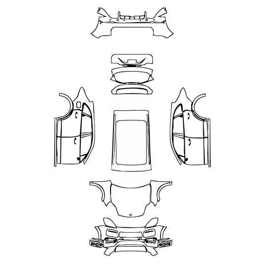 Pre-Cut PPF Porsche Cayenne Cayenne GTS 2023 - PPF-Kits