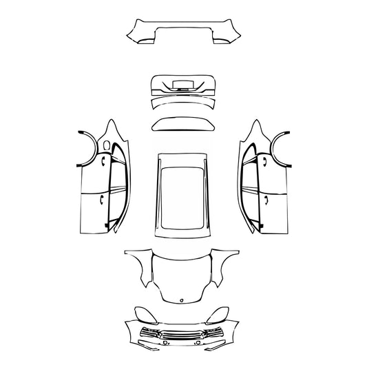 Pre-Cut PPF Porsche Cayenne Cayenne S 2020 - PPF-Kits