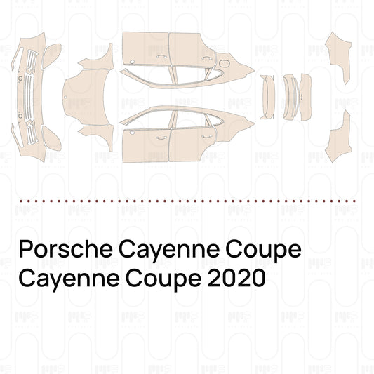 Pre-Cut PPF Porsche Cayenne Coupe Cayenne Coupe 2020