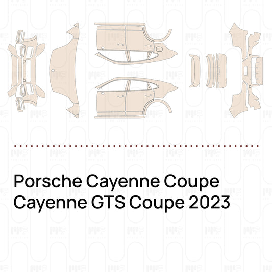 Pre-Cut PPF Porsche Cayenne Coupe Cayenne GTS Coupe 2023