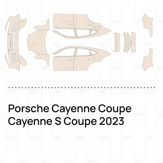 Pre-Cut PPF Porsche Cayenne Coupe Cayenne S Coupe 2023