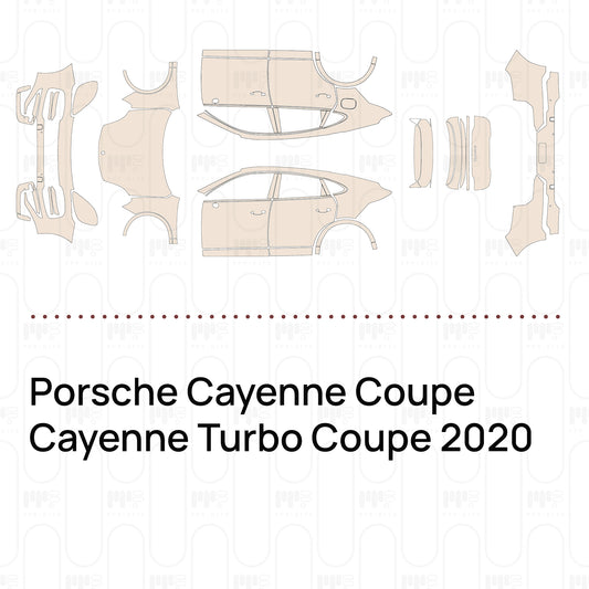 Pre-Cut PPF Porsche Cayenne Coupe Cayenne Turbo Coupe 2020