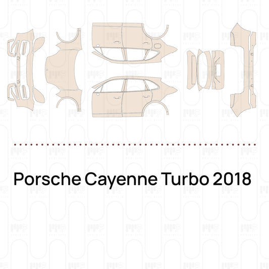 Pre-Cut PPF Porsche Cayenne Turbo 2018