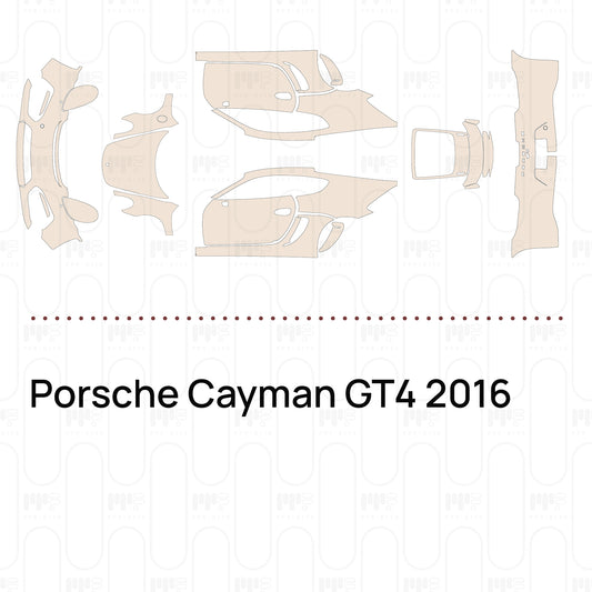 Pre-Cut PPF Porsche Cayman GT4 2016