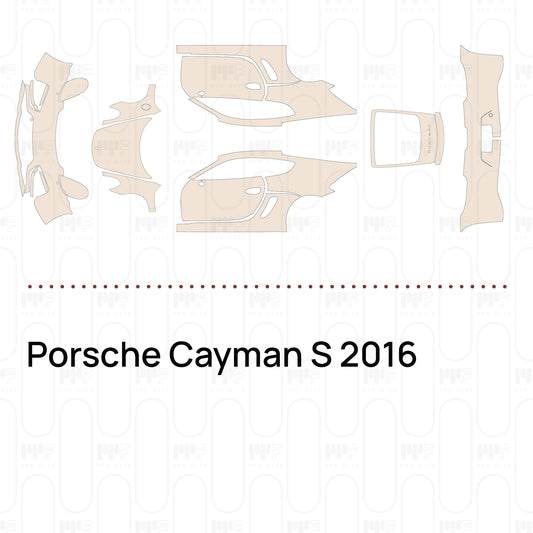 Pre-Cut PPF Porsche Cayman S 2016