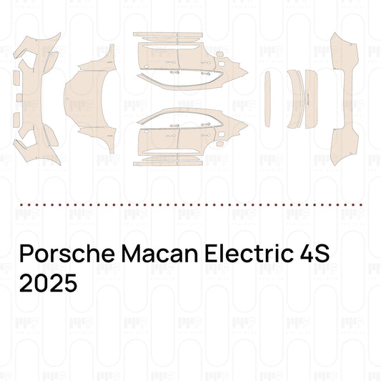 Pre-Cut PPF Porsche Macan Electric 4S 2025