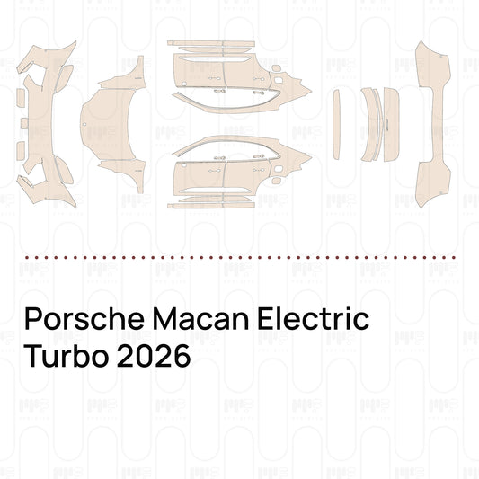 Pre-Cut PPF Porsche Macan Electric Turbo 2026