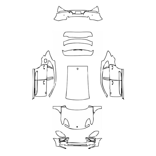 Pre-Cut PPF Porsche Macan Macan S 2020 - PPF-Kits