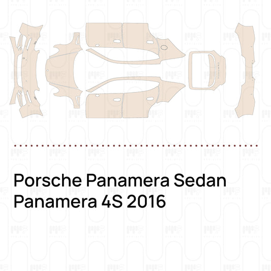 Pre-Cut PPF Porsche Panamera Sedan Panamera 4S 2016