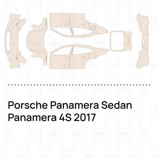 Pre-Cut PPF Porsche Panamera Sedan Panamera 4S 2017