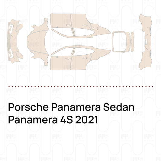 Pre-Cut PPF Porsche Panamera Sedan Panamera 4S 2021