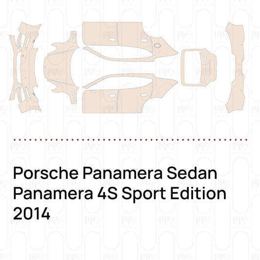 Pre-Cut PPF Porsche Panamera Sedan Panamera 4S Sport Edition 2014