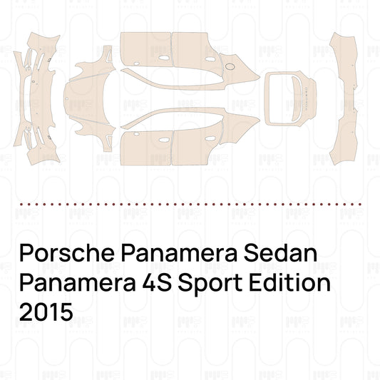 Pre-Cut PPF Porsche Panamera Sedan Panamera 4S Sport Edition 2015