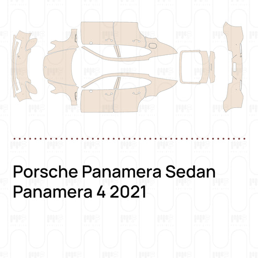 Pre-Cut PPF Porsche Panamera Sedan Panamera 4 2021