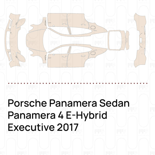 Pre-Cut PPF Porsche Panamera Sedan Panamera 4 E-Hybrid Executive 2017