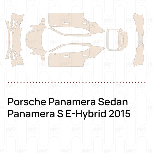 Pre-Cut PPF Porsche Panamera Sedan Panamera S E-Hybrid 2015