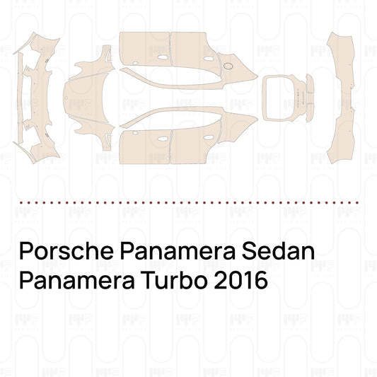 Pre-Cut PPF Porsche Panamera Sedan Panamera Turbo 2016