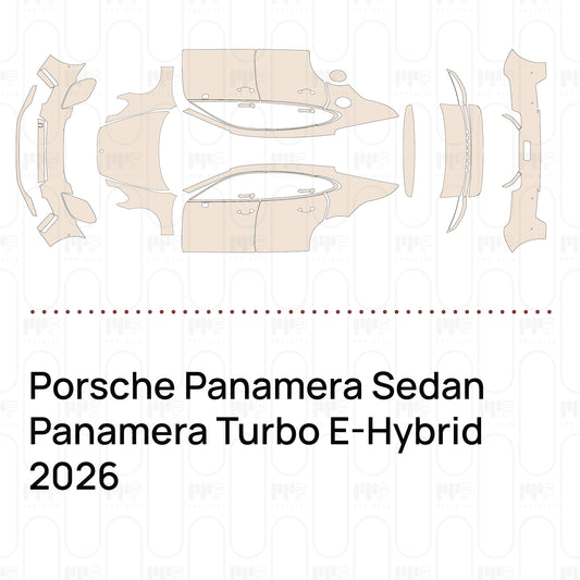 Pre-Cut PPF Porsche Panamera Sedan Panamera Turbo E-Hybrid 2026