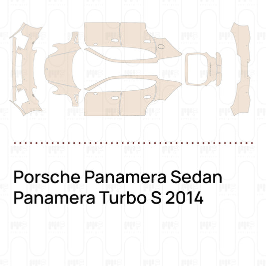 Pre-Cut PPF Porsche Panamera Sedan Panamera Turbo S 2014