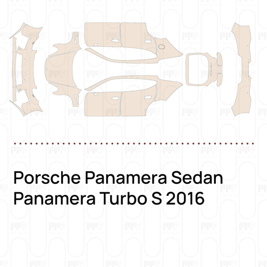 Pre-Cut PPF Porsche Panamera Sedan Panamera Turbo S 2016