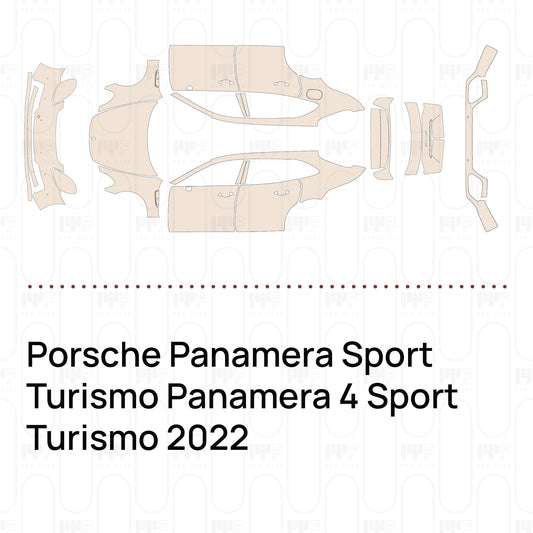 Pre-Cut PPF Porsche Panamera Sport Turismo Panamera 4 Sport Turismo 2022
