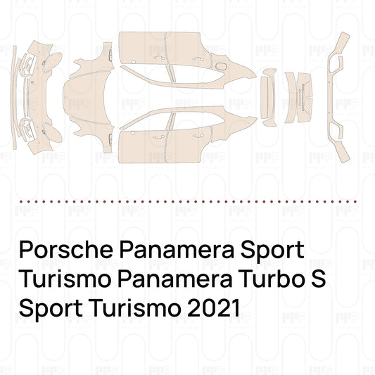 Pre-Cut PPF Porsche Panamera Sport Turismo Panamera Turbo S Sport Turismo 2021