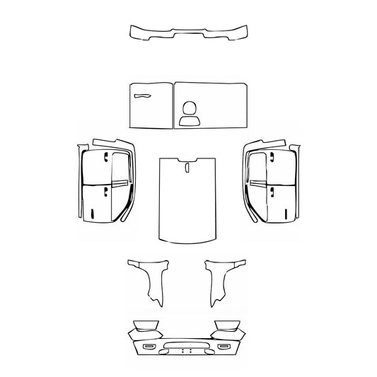 Pre-Cut PPF RAM Trucks 1500 Crew Cab Big Horn 2021 - PPF-Kits