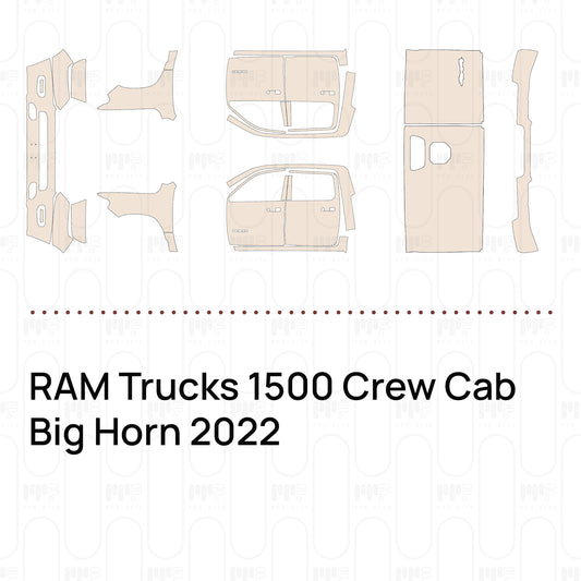RAM Trucks 1500 Crew Cab Big Horn 2022 – Pre-Cut PPF