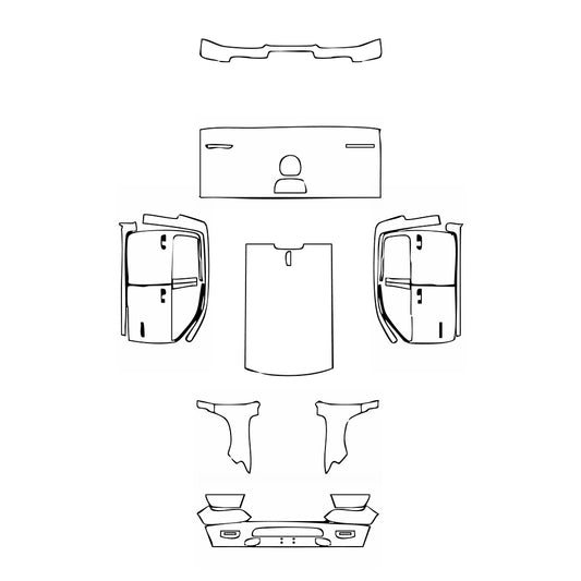 Pre-Cut PPF RAM Trucks 1500 Crew Cab Laramie 2019 - PPF-Kits