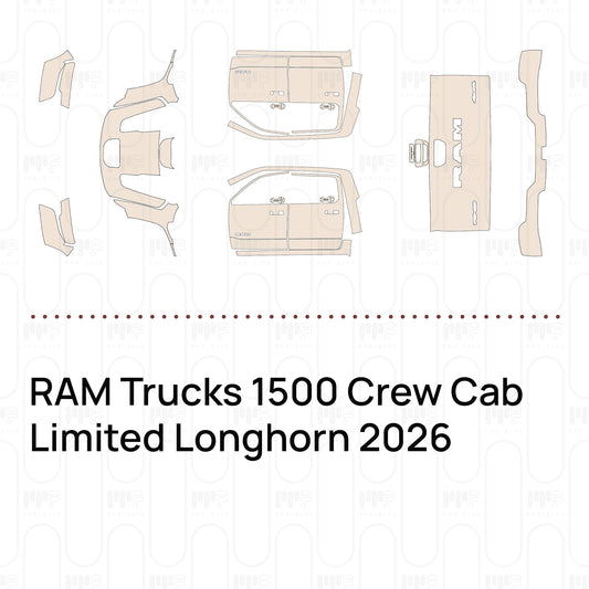 RAM Trucks 1500 Crew Cab Limited Longhorn 2026 – Pre-Cut PPF
