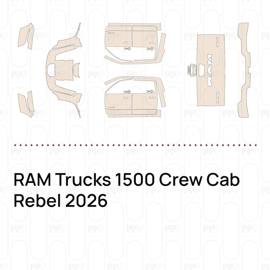 RAM Trucks 1500 Crew Cab Rebel 2026 – Pre-Cut PPF