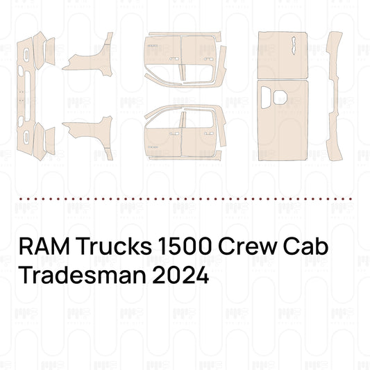 RAM Trucks 1500 Crew Cab Tradesman 2024 – Pre-Cut PPF