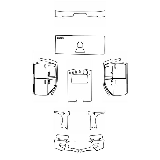 Pre-Cut PPF RAM Trucks 2500 Crew Cab Big Horn 2020 - PPF-Kits