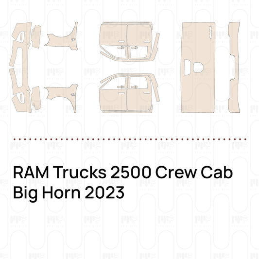 RAM Trucks 2500 Crew Cab Big Horn 2023 – Pre-Cut PPF