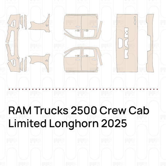 RAM Trucks 2500 Crew Cab Limited Longhorn 2025 – Pre-Cut PPF
