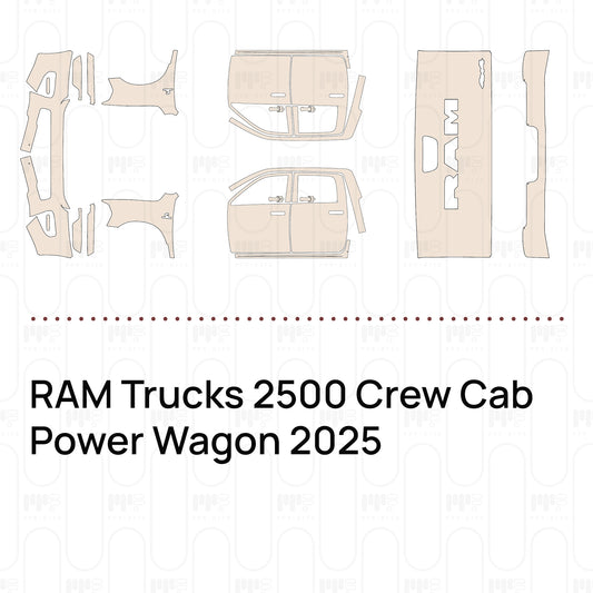 RAM Trucks 2500 Crew Cab Power Wagon 2025 – Pre-Cut PPF