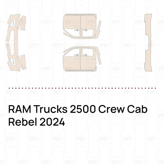 RAM Trucks 2500 Crew Cab Rebel 2024 – Pre-Cut PPF