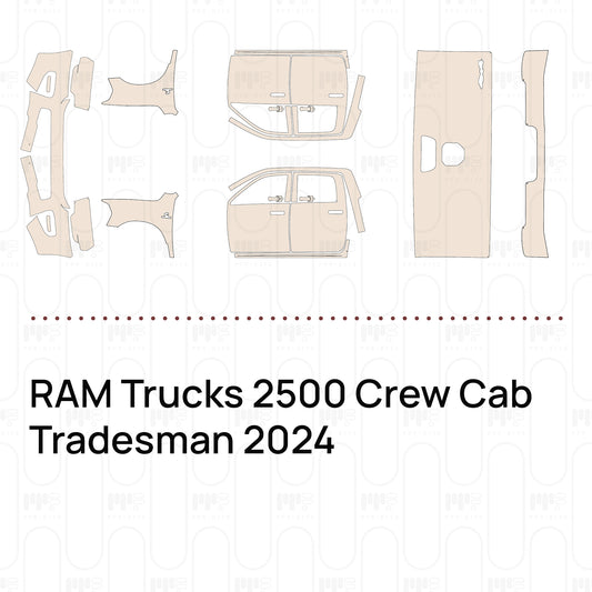 RAM Trucks 2500 Crew Cab Tradesman 2024 – Pre-Cut PPF