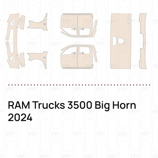 RAM Trucks 3500 Big Horn 2024 – Pre-Cut PPF