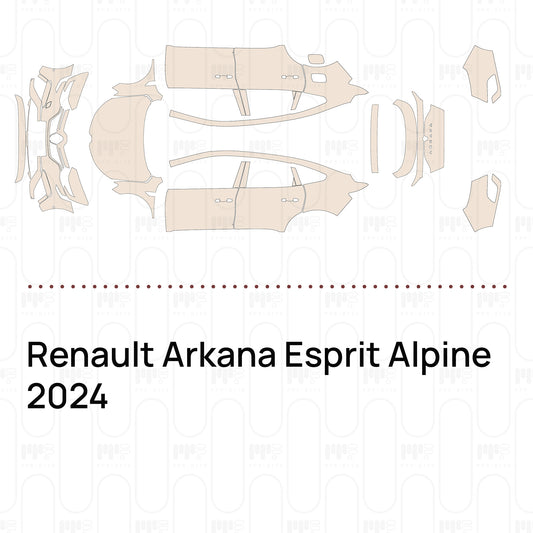 Pre-Cut PPF Renault Arkana Esprit Alpine 2024