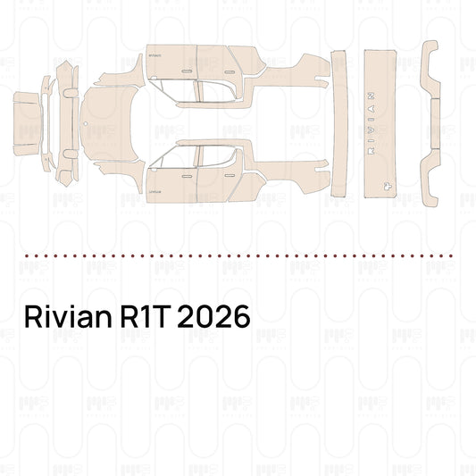 Pre-Cut PPF Rivian R1T 2026